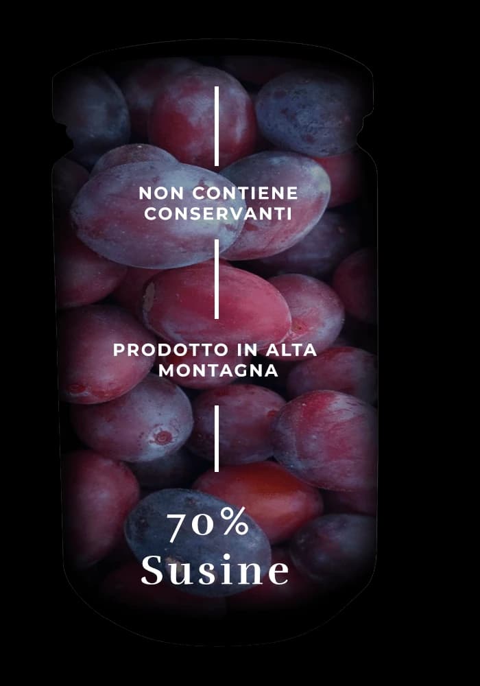 Design ingredienti composta prugne S.Clara