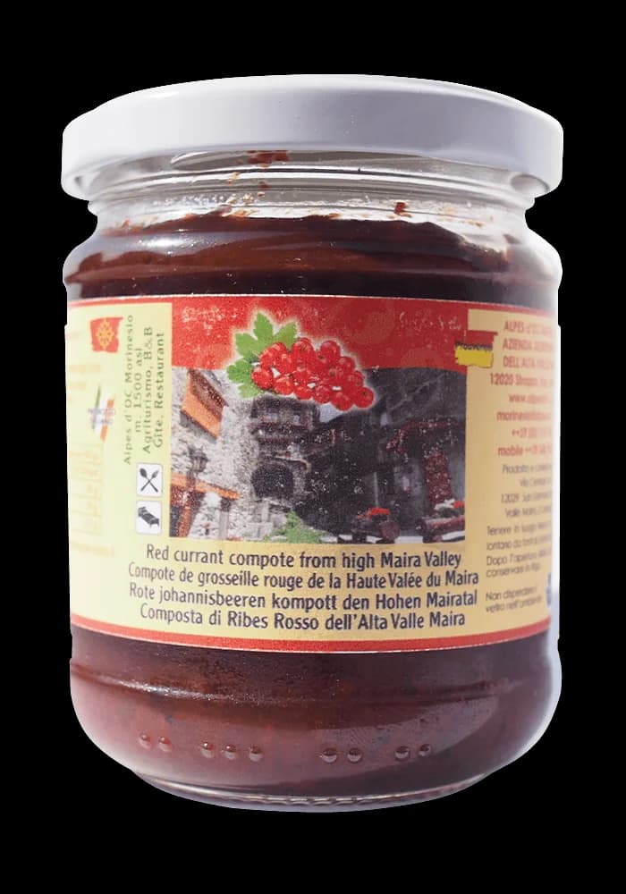 Vasetto composta ribes rosso - fronte